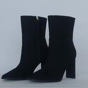 Worthington Women’s Boots Square Toe High Heels Mid-Calf Black Size: 7.5 NWOT